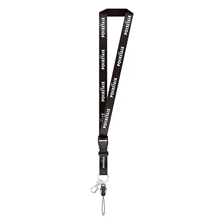 Cordon tour de cou noir pour Pocketalk