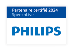 logo philips partenaire spécifié 2024 speechLive