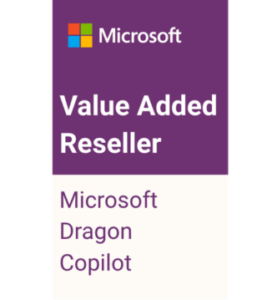 Badge partenaire Microsoft Dragon Copilot 2026